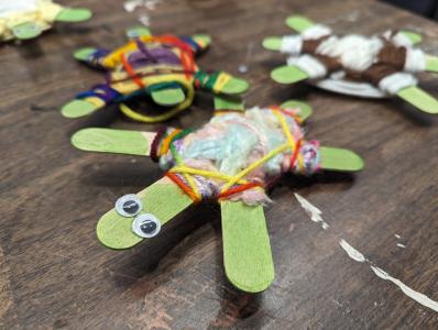 photo of a turtle art project