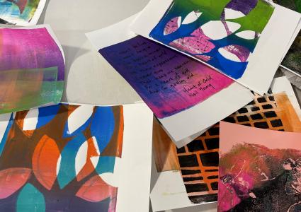 Images from work done in class