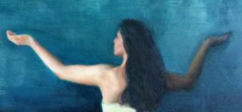 Painting of a female figure 