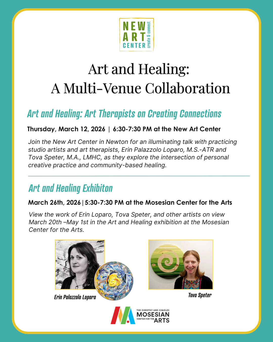 Art and Healing Flyer