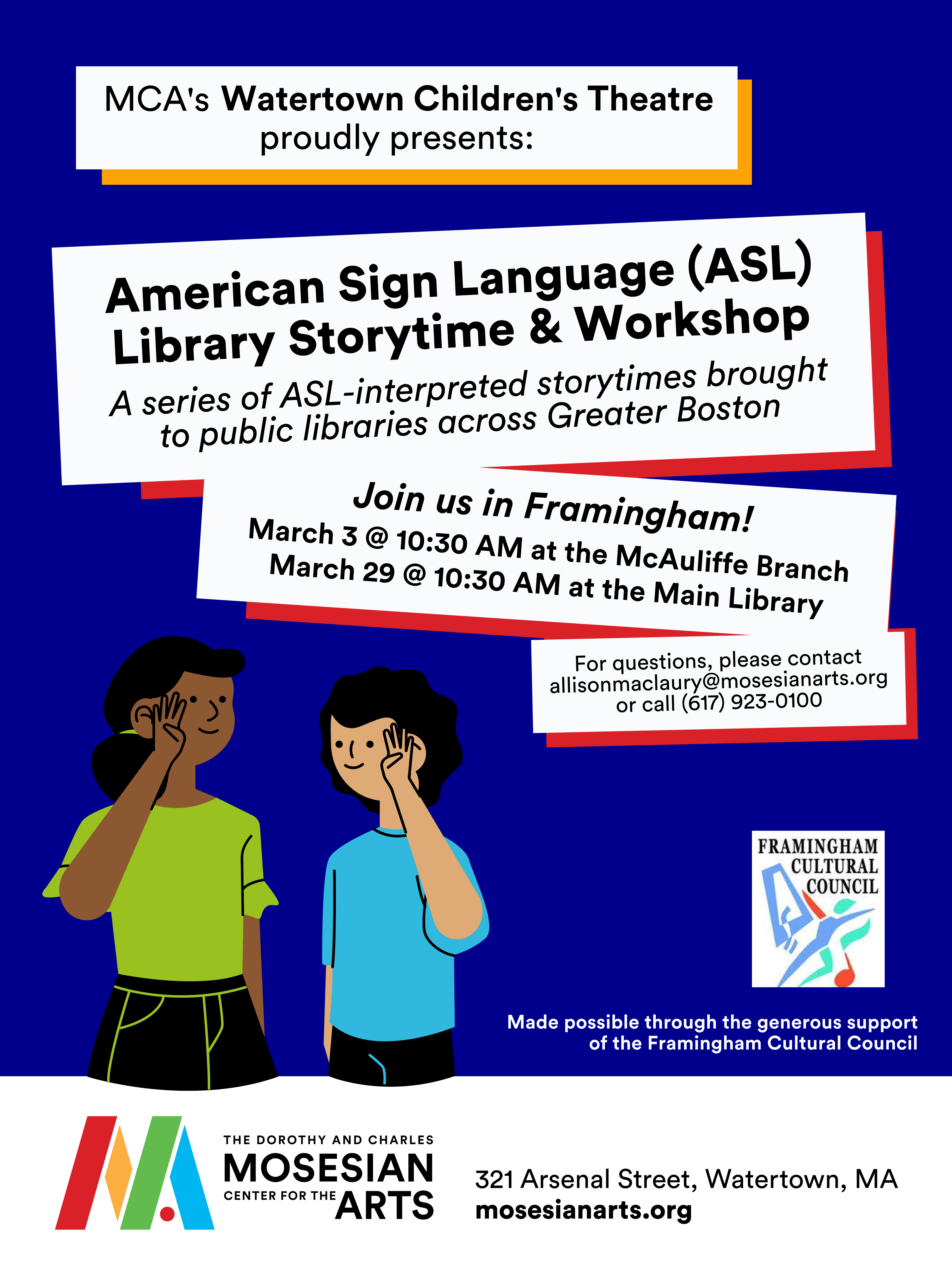 ASL Storytime Flyer