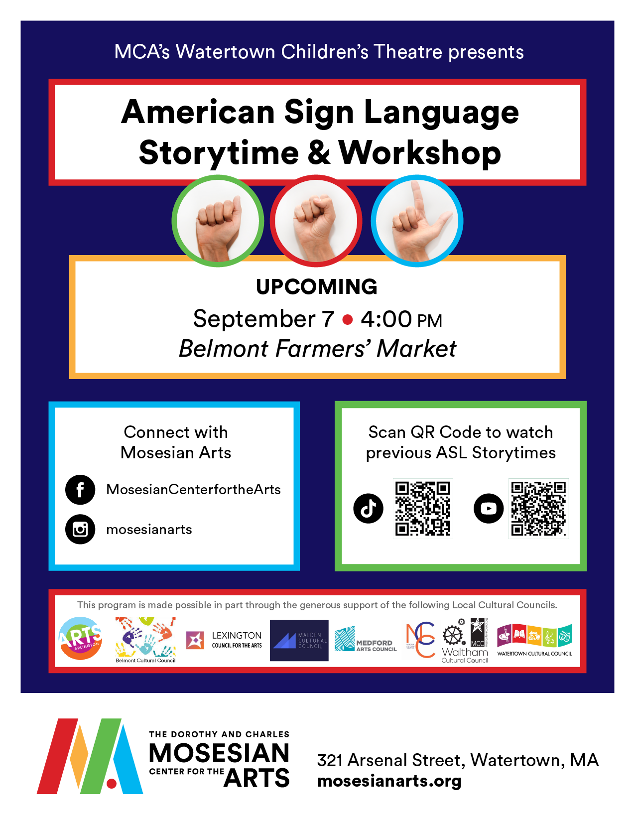 ASL Storytime Flyer
