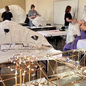 photo of lantern making workshop