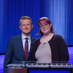 Ken Jennings and Deidre Purcell