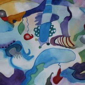 Watercolor painting 